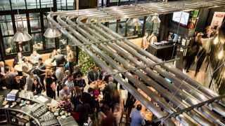 Alcohol delivery in Toronto | the interior of Craft Beer Market in the Financial District in downtown Toronto