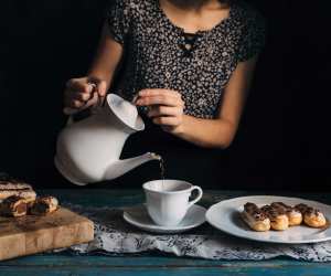 How to drink tea | a woman pouring tea