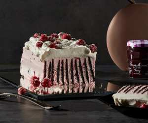 Cherry mascarpone ice box cake with Bonne Maman INTENSE Fruit Spreads