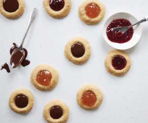 Fresh City’s spelt and coconut sugar thumbprint cookies recipe