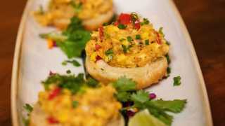 Chubby's ackee and saltfish bites recipe