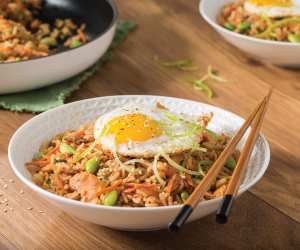 Honey garlic kimchi fried rice with VH Sauces recipe