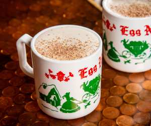 Spiked eggnog recipe | Festive sips at Miracle Toronto pop-up