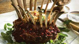 A juicy crown roast of lamb recipe from Lynn Crawford and Lora Kirk