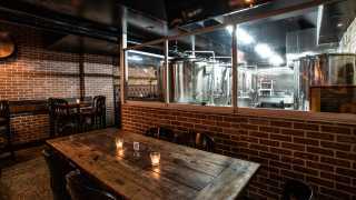 Folly Brewpub on College Street | A peek at the brewing setup inside Folly