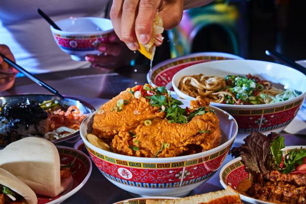 Superfresh Asian night market | Fried chicken from BaoBird at Superfresh