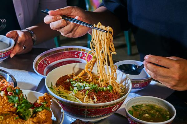 Superfresh Asian night market | Noodles from Big Beef Bowl inside Superfresh