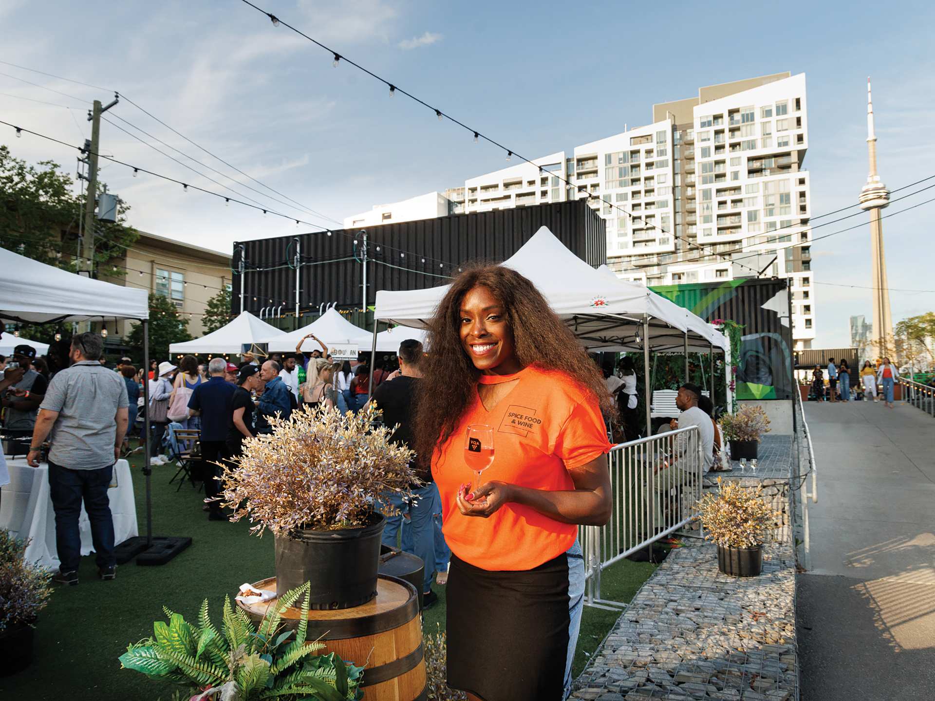 Sommelier/educator Beverly Crandon at the Spring into Spice festival