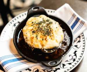 The best Distillery District restaurants | French onion soup at Cluny