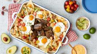 BBQ beef chilaquiles recipe