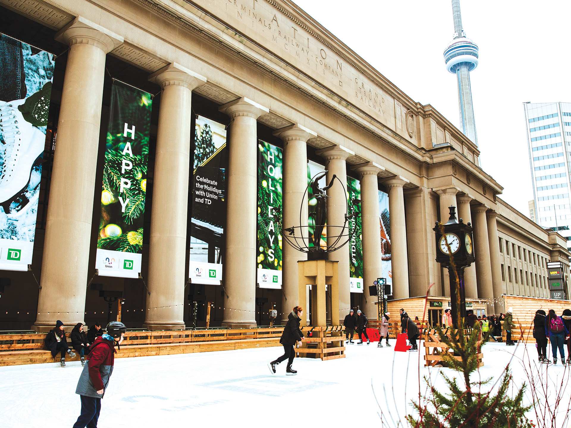 Toronto Christmas market | Union Winter skating rink Toronto Christmas market