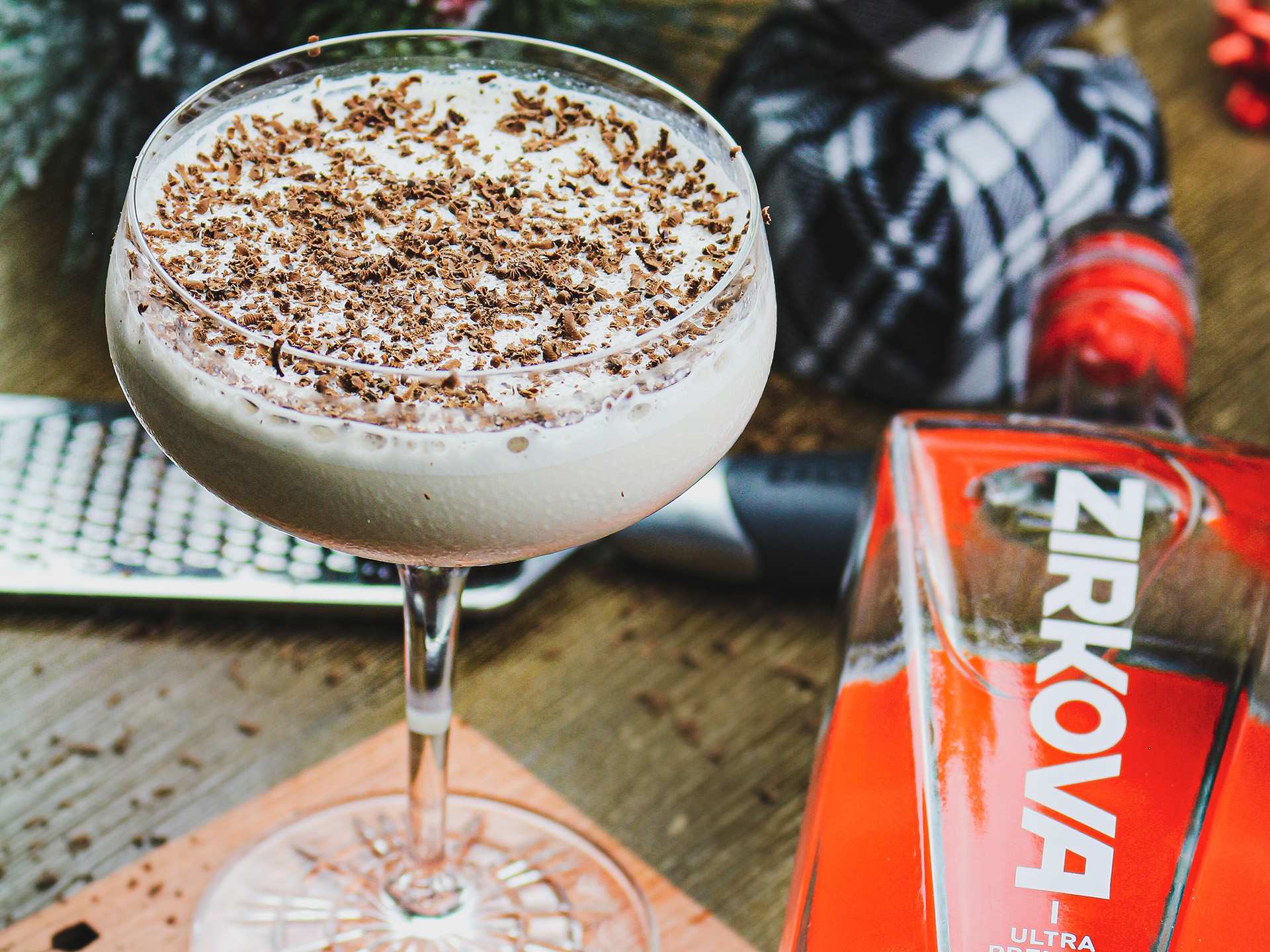 Zirkova Vodka | Mistletoe Mudslide cocktail made with Zirkova Vodka