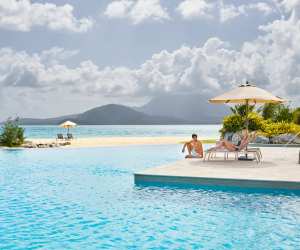 The pool at the Park Hyatt in St. Kitts