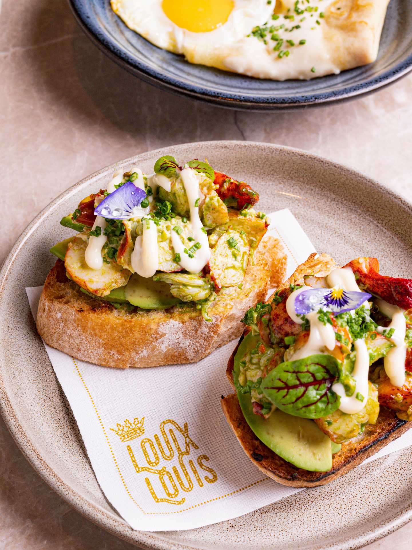 Best brunch in Toronto | Lobster avocado toast at Louix Louis