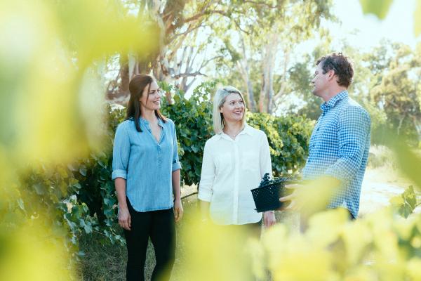 Sophie, Victoria and Richard Angove