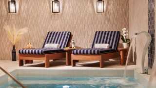 124 on Queen Hotel and Spa | Loungers by the pool at The Spa at Q