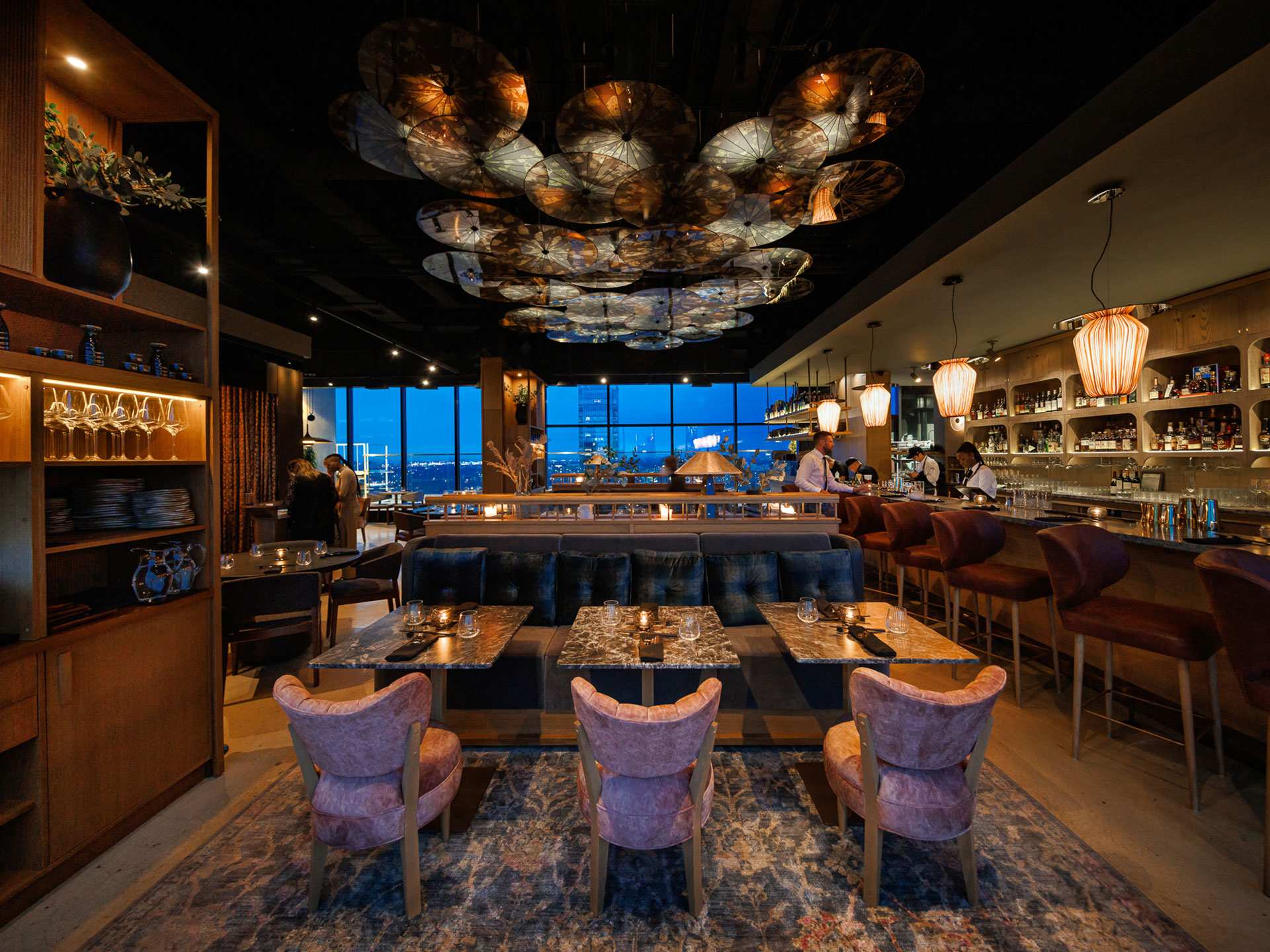 Best restaurants Toronto | A side view of the dining room at AP