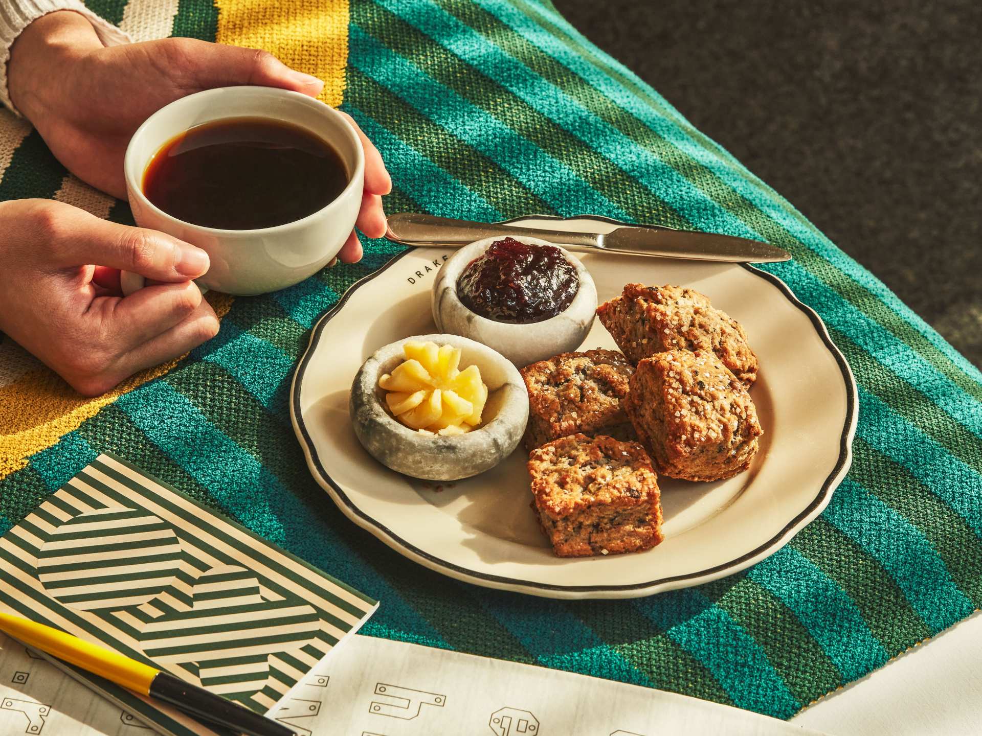 Blueberry Scones at The Drake