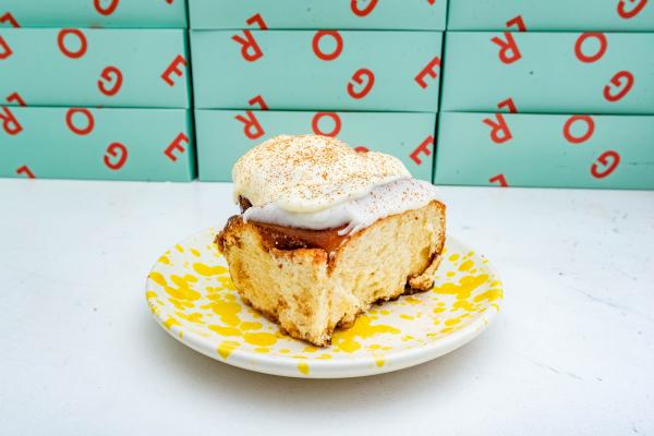 Best doughnuts in Toronto | A cinnamon bun from Glory Hole Doughnuts