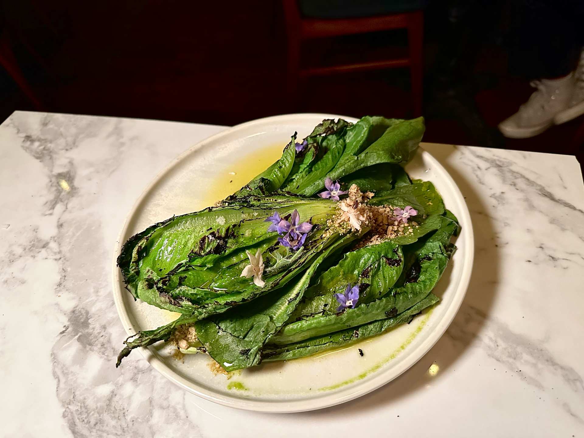 Seasonal salad at The Hamptons restaurant in Toronto