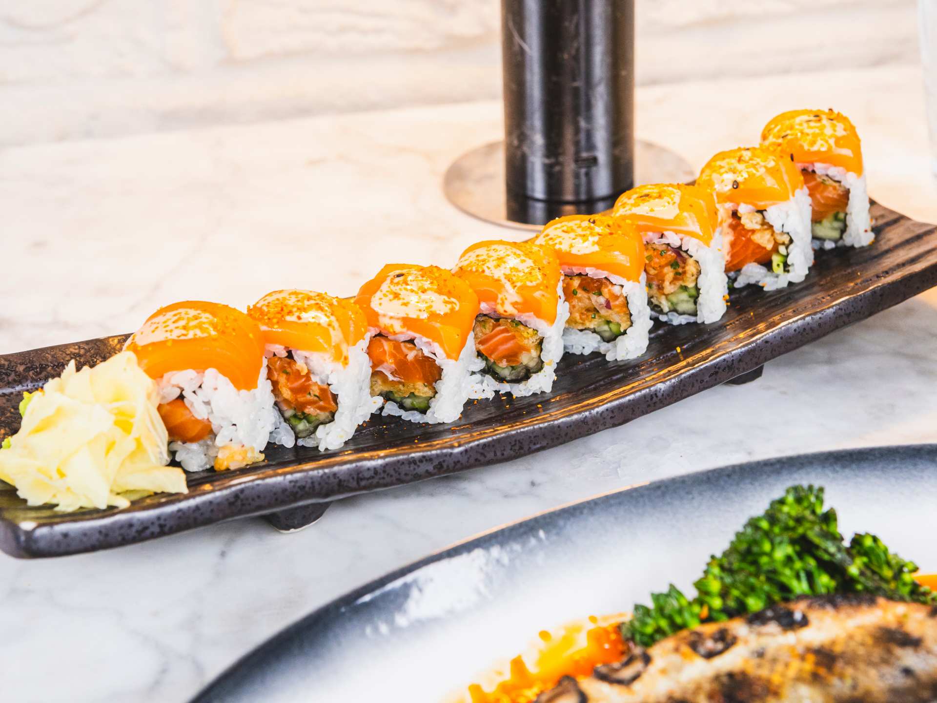 Summerlicious 2023 restaurants | Maki rolls on the patio at Kasa Moto