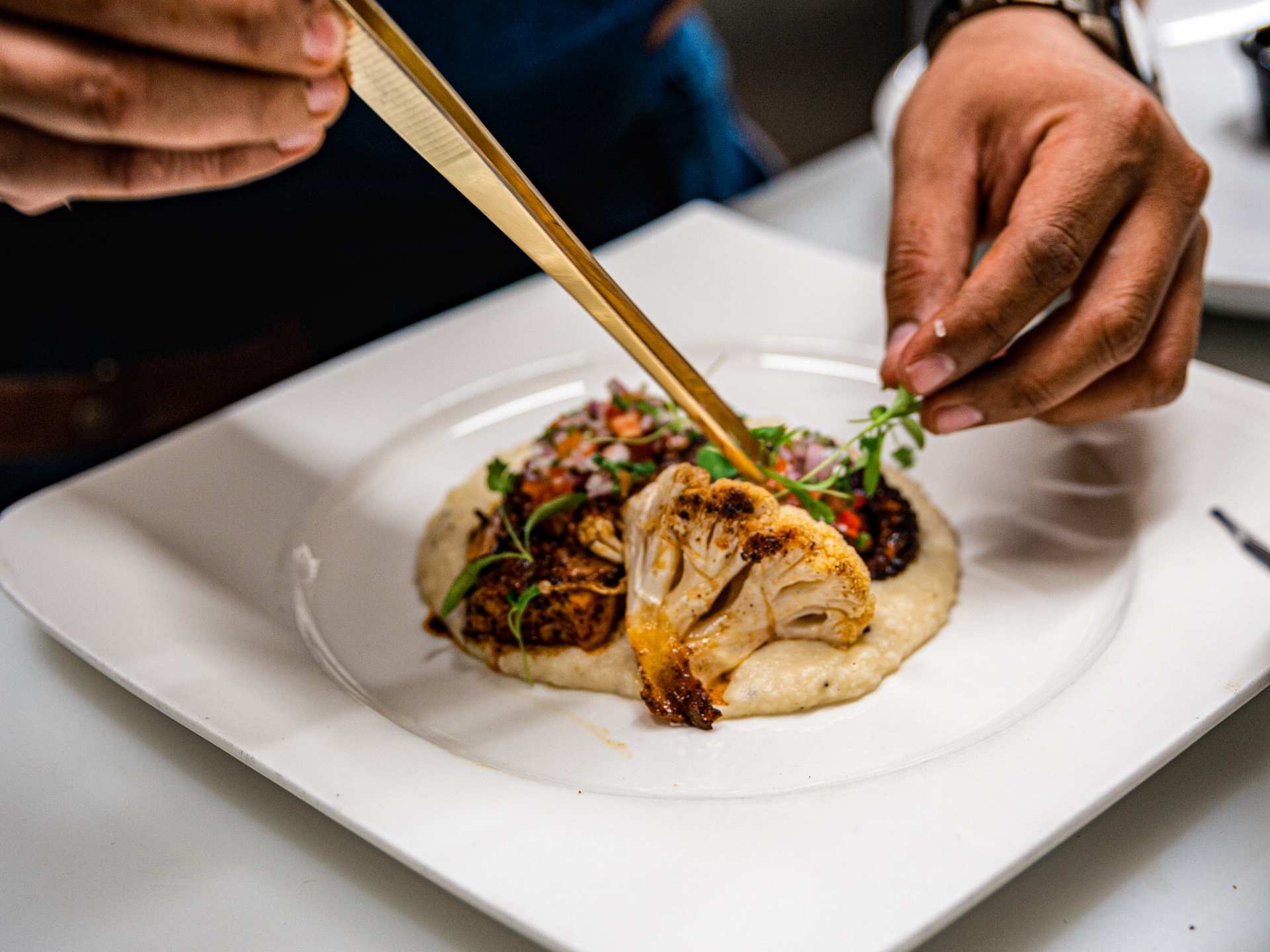 Summerlicious 2023 restaurants | Octopus and Cauliflower Puree at Nuna in Parkdale, Toronto