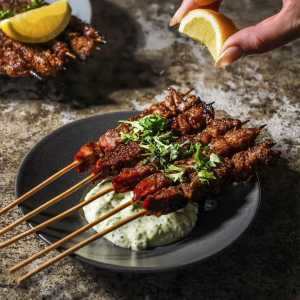 Baro toronto | Grilled lamb skewers