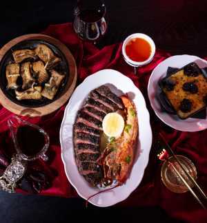 New culinary experiences in Toronto | A steak and other dishes at Maximes