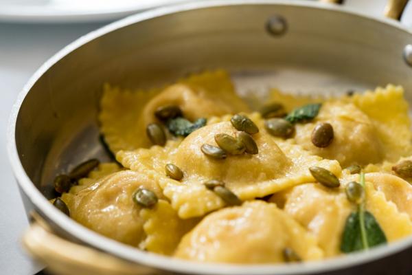 Ravioli at Stelvio on Dundas West in Toronto