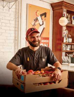 Bar Pompette's co-owner and general manager, Hugo Togni