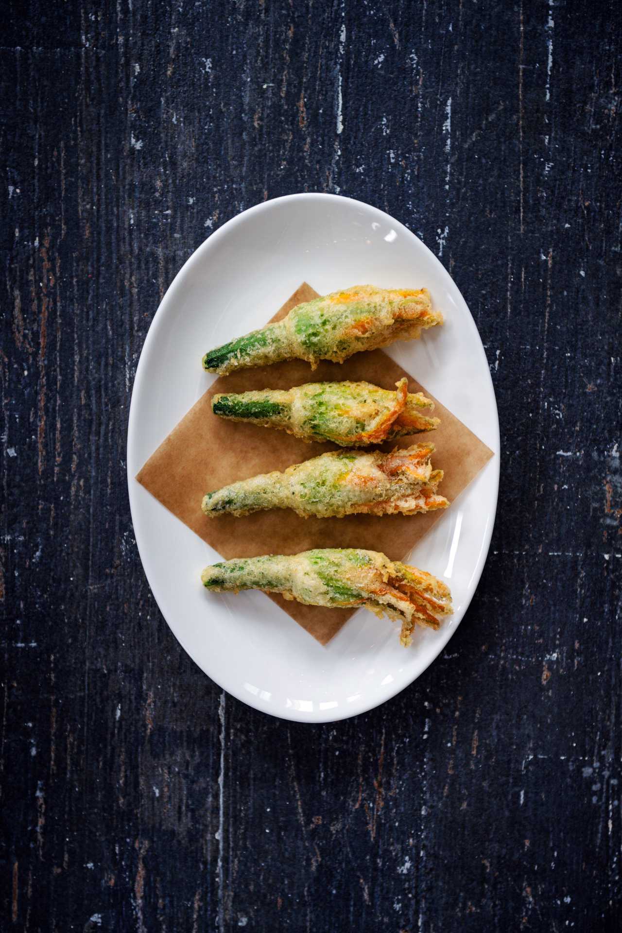 Paradise Cinema | Zucchini flowers at Osteria Rialto