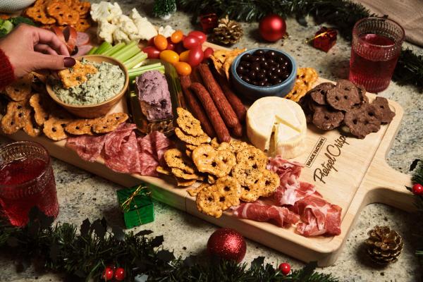 Snack Factory® Pretzel Crisps® charcuterie board