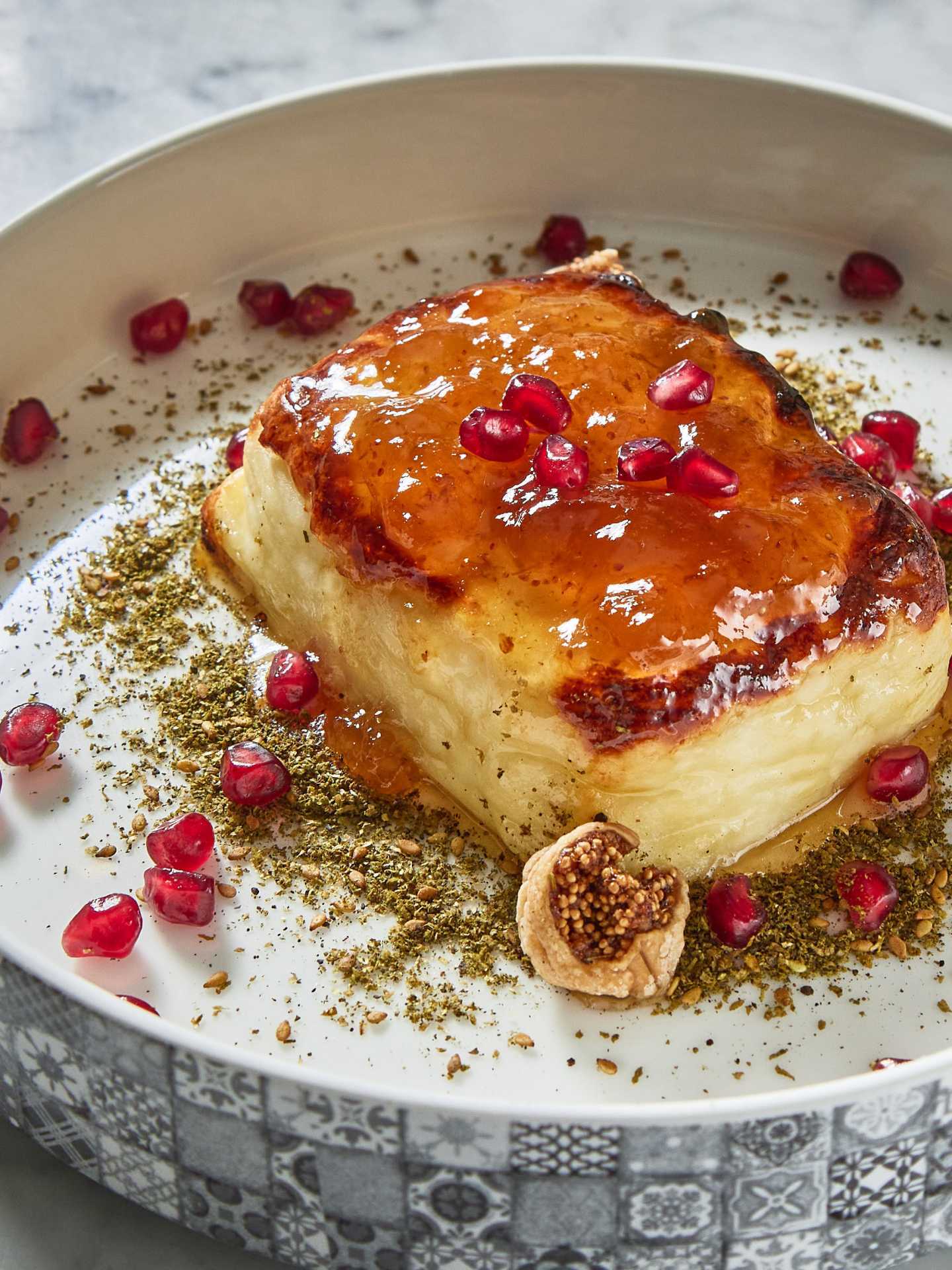 Miss Aida in Toronto | Halloumi with honey, fig jam, pomegranate and zaatar